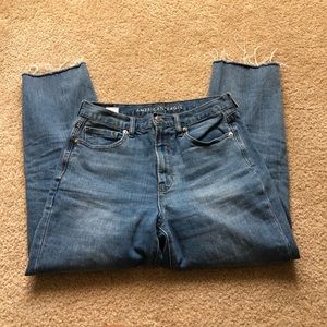 AE high rise mom jeans